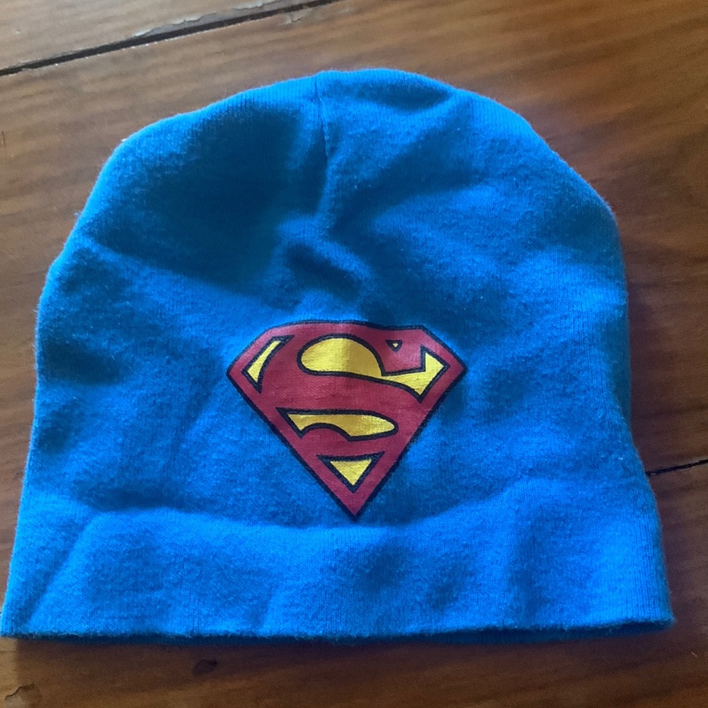 Superman infant beanie